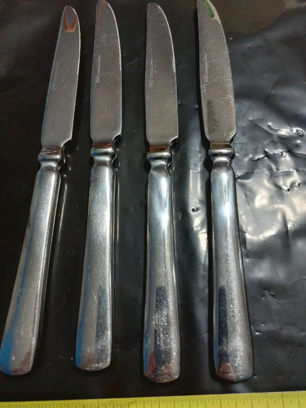 Martha Stewart EMPIRE MSE Stainless Flatware Spoons Lot Of 4